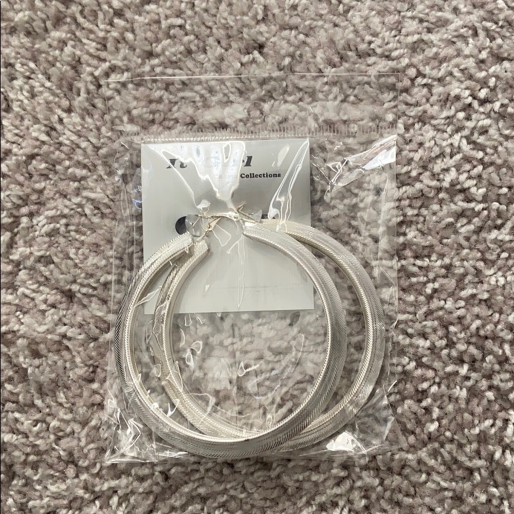 Silver hoops